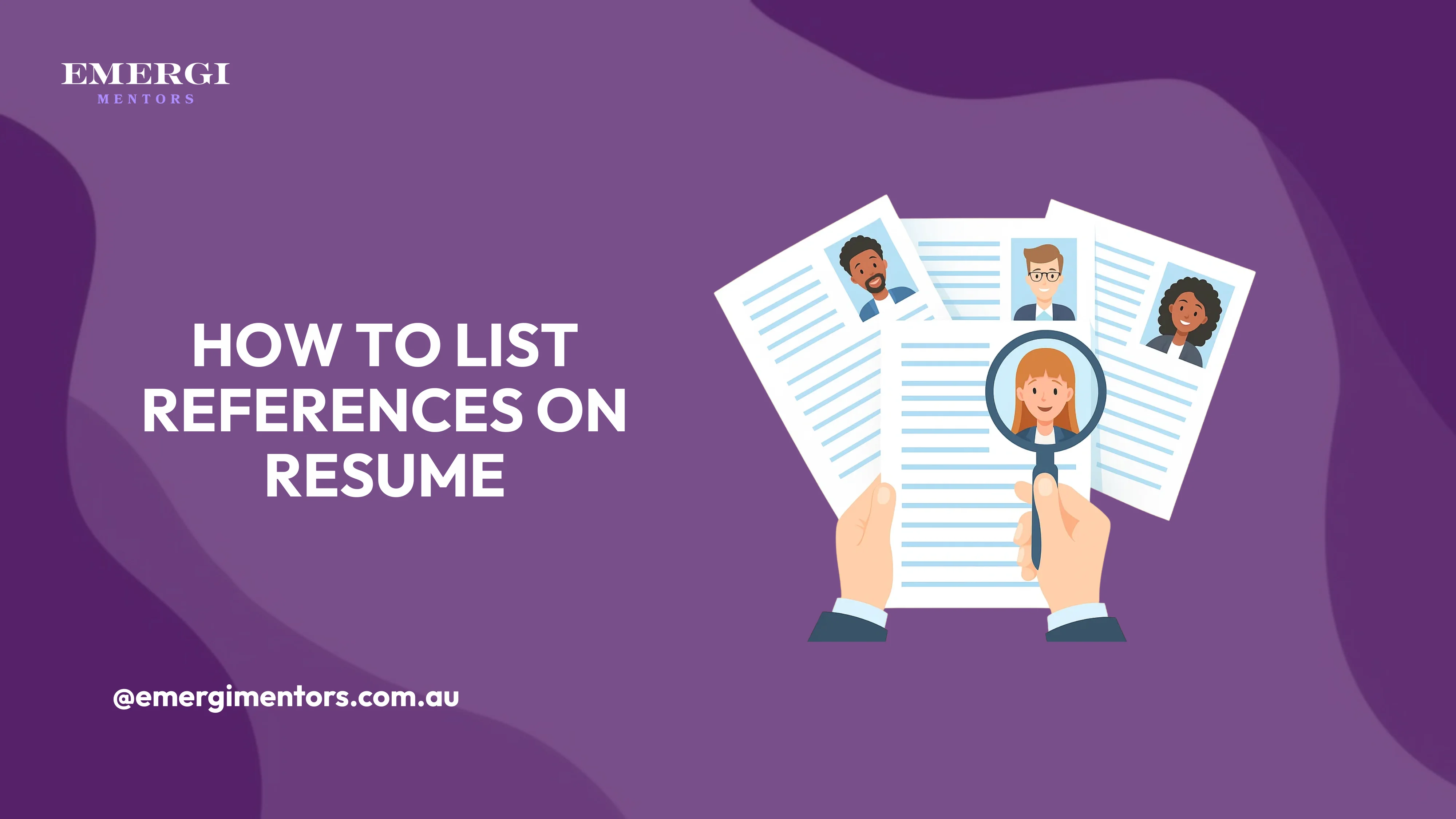 How to List References on Resume